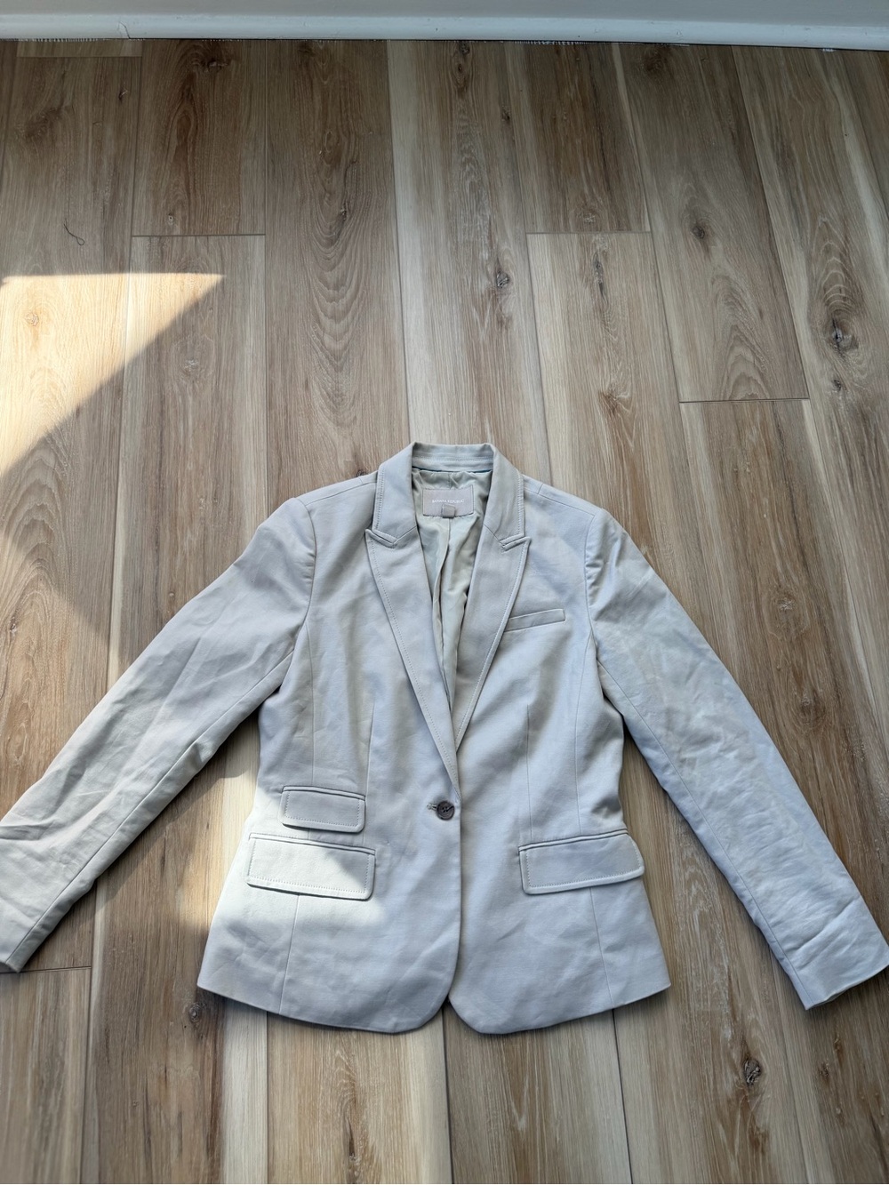 Banana Republic Light Beige Tailored Women's Blazer